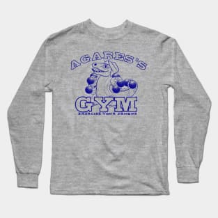 Agares's Gym Navy Long Sleeve T-Shirt